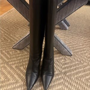 Loeffler Randall Black Heeled Boots